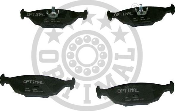 Optimal 12051 - Тормозные колодки, дисковые, комплект autospares.lv