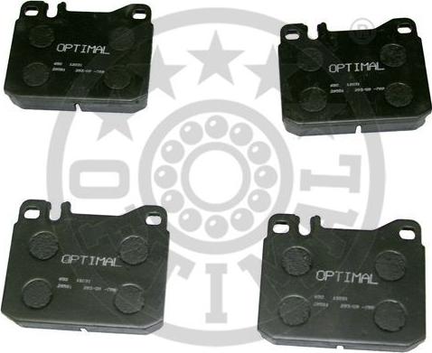Optimal 12031 - Тормозные колодки, дисковые, комплект autospares.lv
