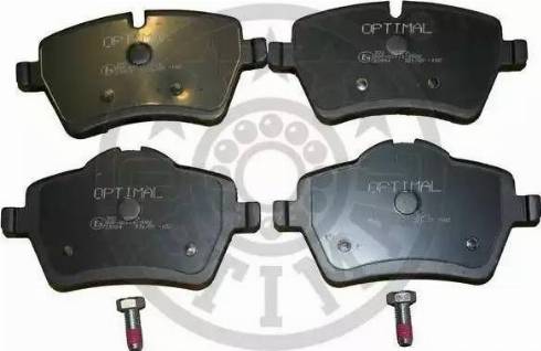 Optimal 12309 - Тормозные колодки, дисковые, комплект autospares.lv