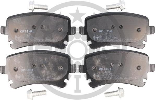 Optimal BP-12242 - Тормозные колодки, дисковые, комплект autospares.lv