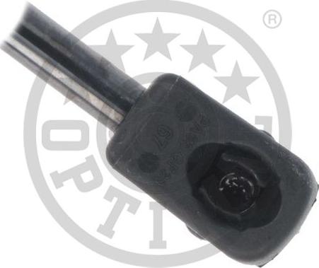 Optimal AG-51294 - Газовая пружина, упор autospares.lv