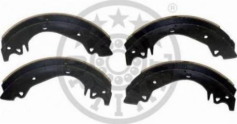 Optimal BB-0700 - Комплект тормозных колодок, барабанные autospares.lv