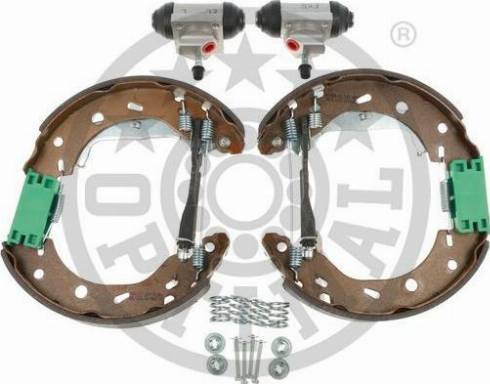 Optimal BK-5451 - Комплект тормозных колодок, барабанные autospares.lv