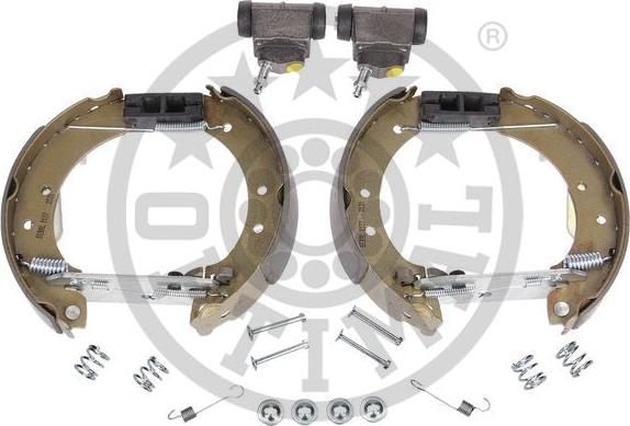 Optimal BK-5413 - Комплект тормозных колодок, барабанные autospares.lv