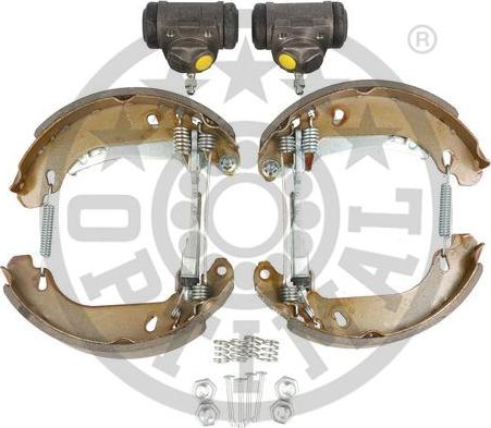 Optimal BK-5105 - Комплект тормозных колодок, барабанные autospares.lv