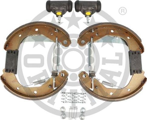 Optimal BK-5116 - Комплект тормозных колодок, барабанные autospares.lv