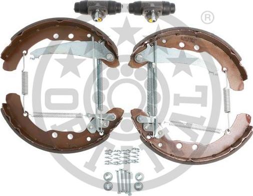 Optimal BK-5137 - Комплект тормозных колодок, барабанные autospares.lv