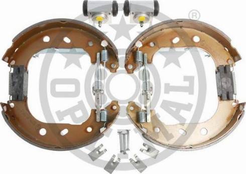 Optimal BK-5392 - Комплект тормозных колодок, барабанные autospares.lv