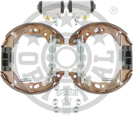 Optimal BK-5343 - Комплект тормозных колодок, барабанные autospares.lv