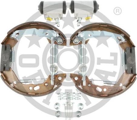 Optimal BK-5343 - Комплект тормозных колодок, барабанные autospares.lv