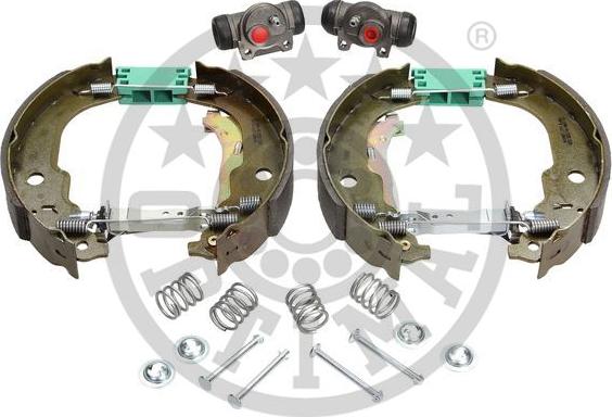 Optimal BK-5315 - Комплект тормозных колодок, барабанные autospares.lv