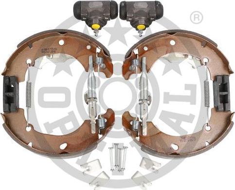 Optimal BK-5374 - Комплект тормозных колодок, барабанные autospares.lv