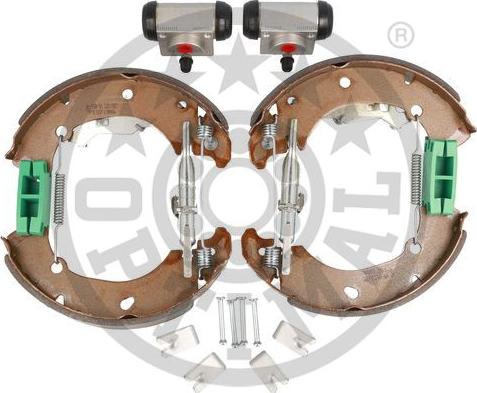 Optimal BK-5376 - Комплект тормозных колодок, барабанные autospares.lv