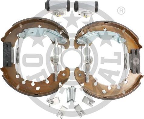 Optimal BK-5378 - Комплект тормозных колодок, барабанные autospares.lv