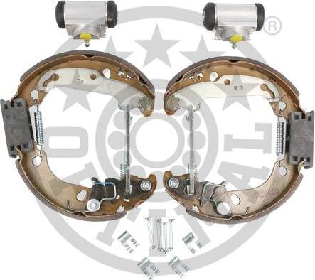 Optimal BK-5204 - Комплект тормозных колодок, барабанные autospares.lv