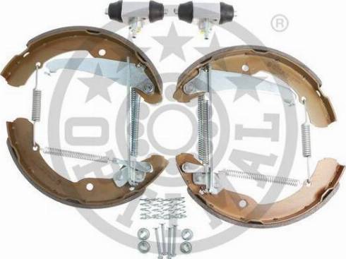 Optimal BK-5216 - Комплект тормозных колодок, барабанные autospares.lv