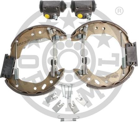 Optimal BK-5286 - Комплект тормозных колодок, барабанные autospares.lv