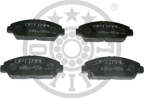 Optimal BP-09793 - Тормозные колодки, дисковые, комплект autospares.lv