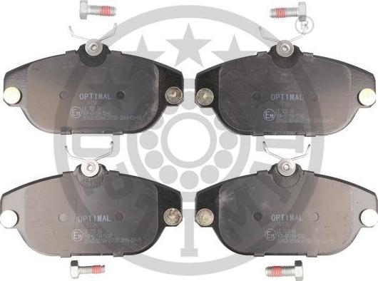 Optimal BP-09736 - Тормозные колодки, дисковые, комплект autospares.lv