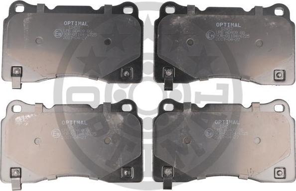 Optimal BP-12457 - Тормозные колодки, дисковые, комплект autospares.lv