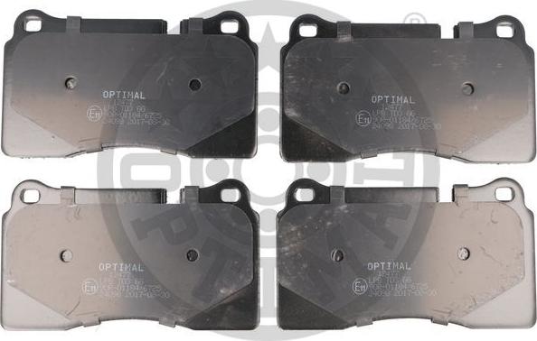 Optimal BP-12477 - Тормозные колодки, дисковые, комплект autospares.lv