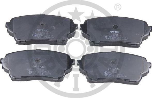 Optimal BP-12568 - Тормозные колодки, дисковые, комплект autospares.lv