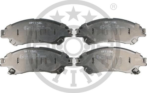 Optimal BP-12685 - Тормозные колодки, дисковые, комплект autospares.lv