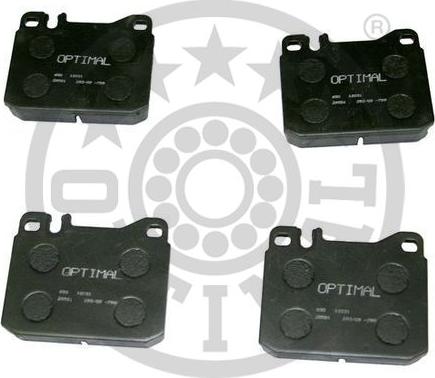 Optimal BP-12031 - Тормозные колодки, дисковые, комплект autospares.lv