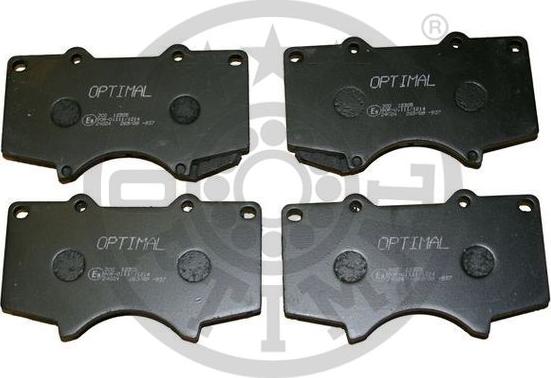 Optimal BP-12305 - Тормозные колодки, дисковые, комплект autospares.lv