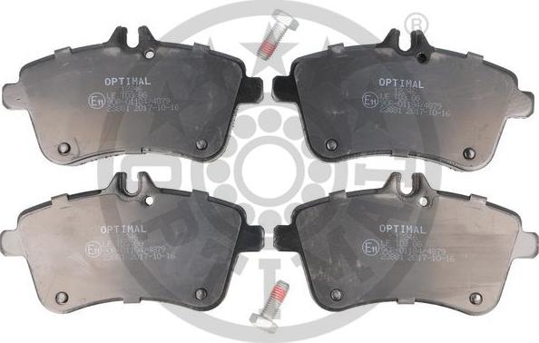 Optimal BP-12246 - Тормозные колодки, дисковые, комплект autospares.lv