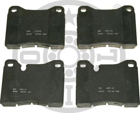 Optimal BP-23701 - Тормозные колодки, дисковые, комплект autospares.lv