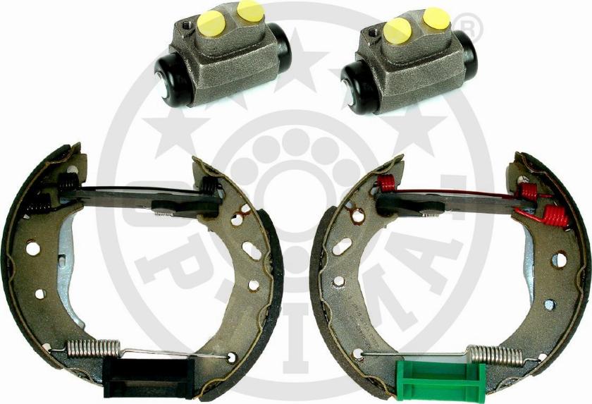 Optimal BSK-0050 - Комплект тормозных колодок, барабанные autospares.lv