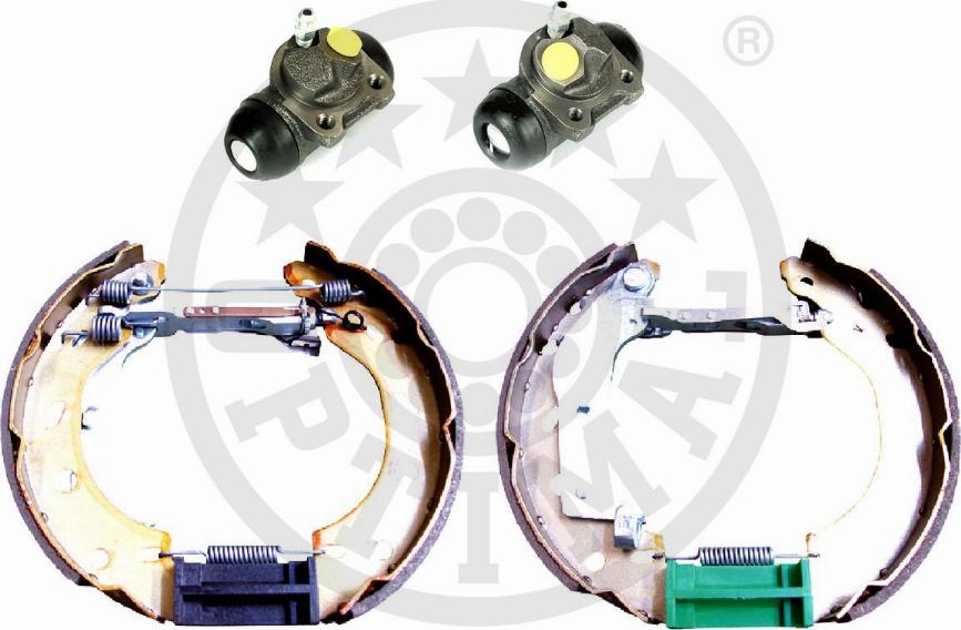 Optimal BSK-0080 - Комплект тормозных колодок, барабанные autospares.lv