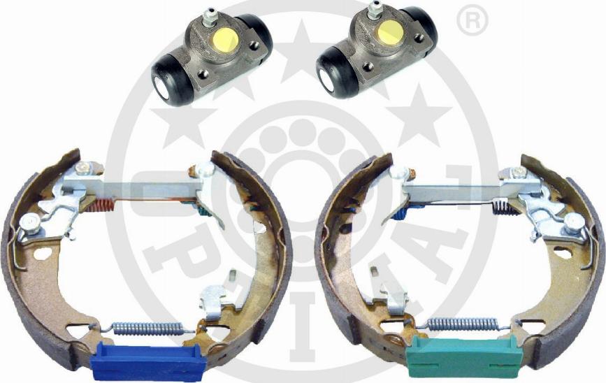 Optimal BSK-0081 - Комплект тормозных колодок, барабанные autospares.lv