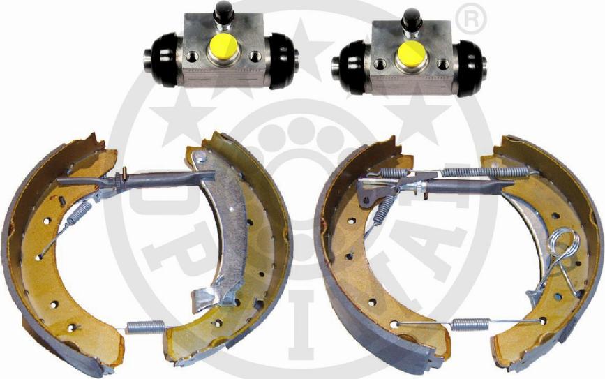 Optimal BSK-0075 - Комплект тормозных колодок, барабанные autospares.lv