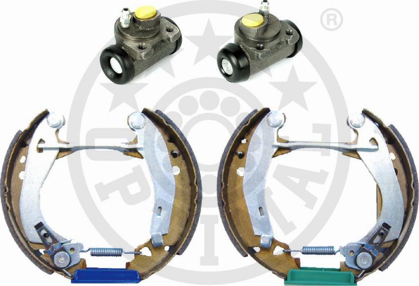 Optimal BSK-0140 - Комплект тормозных колодок, барабанные autospares.lv