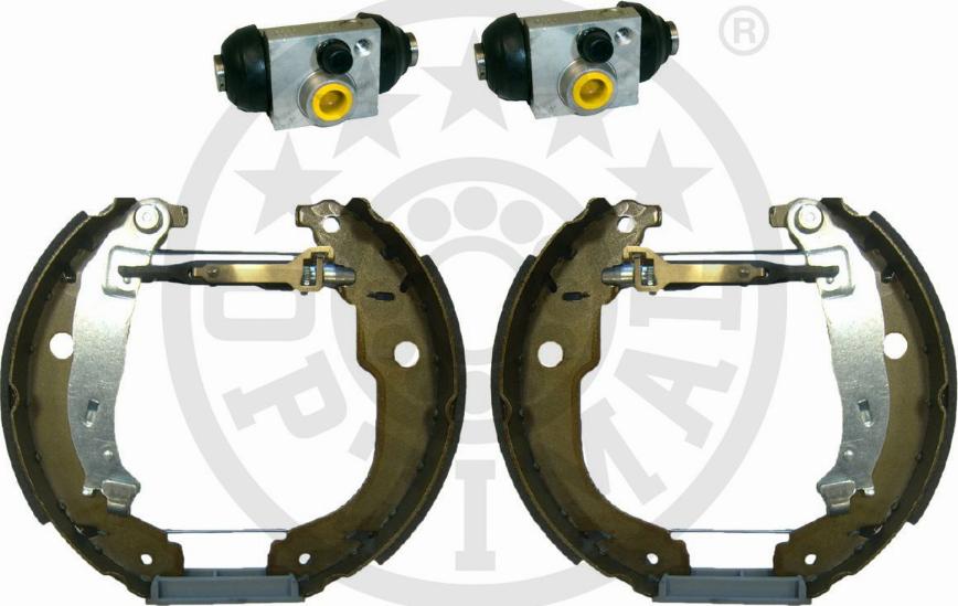 Optimal BSK-0161 - Комплект тормозных колодок, барабанные autospares.lv