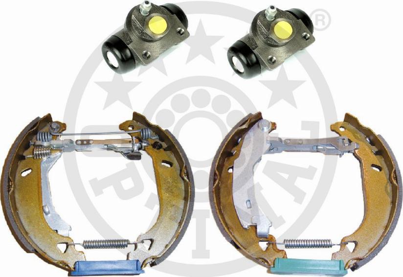 Optimal BSK-0124 - Комплект тормозных колодок, барабанные autospares.lv