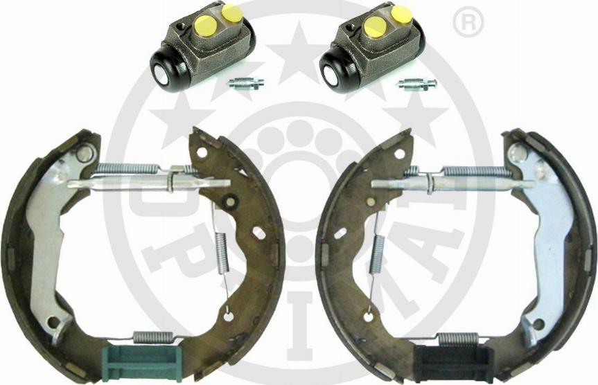 Optimal BSK-0125 - Комплект тормозных колодок, барабанные autospares.lv