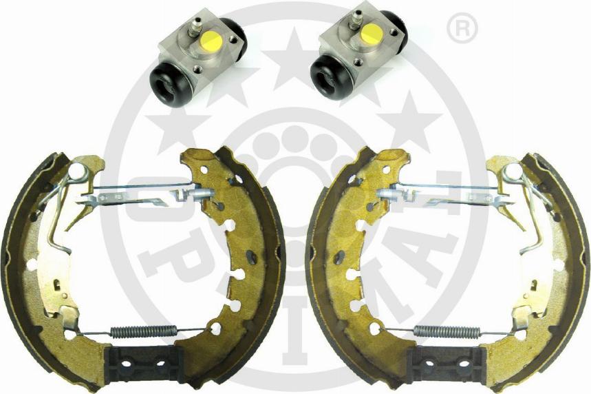 Optimal BSK-0244 - Комплект тормозных колодок, барабанные autospares.lv