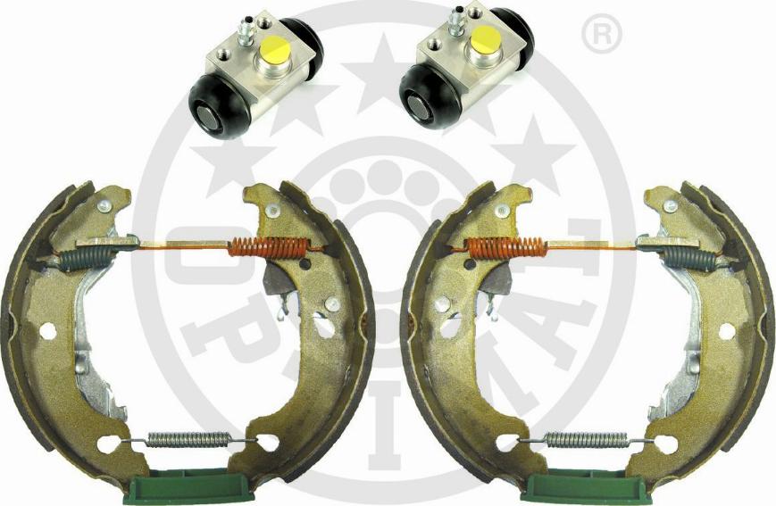 Optimal BSK-0255 - Комплект тормозных колодок, барабанные autospares.lv