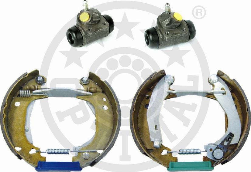 Optimal BSK-0209 - Комплект тормозных колодок, барабанные autospares.lv