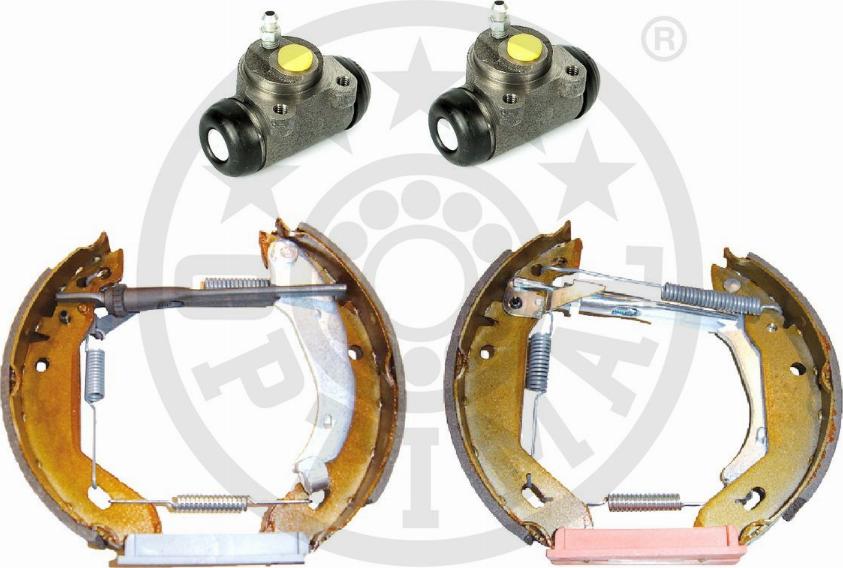 Optimal BSK-0216 - Комплект тормозных колодок, барабанные autospares.lv