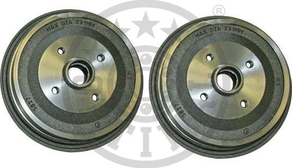 Optimal BT-0740 - Тормозной барабан autospares.lv