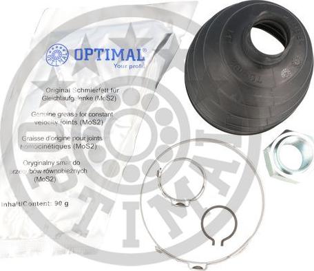 Optimal CVB-10708TPE - Пыльник, приводной вал autospares.lv