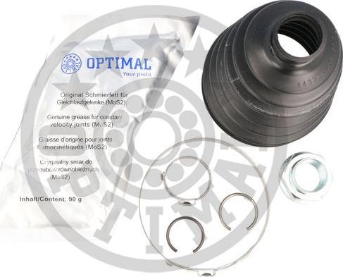 Optimal CVB-10707TPE - Пыльник, приводной вал autospares.lv