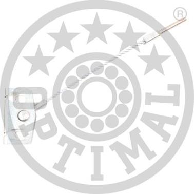 Optimal HK-3788 - Тросик, cтояночный тормоз autospares.lv