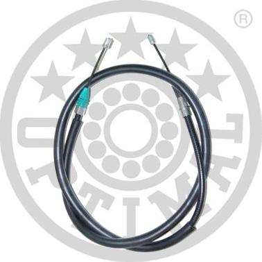 Optimal HK-2581 - Тросик, cтояночный тормоз autospares.lv