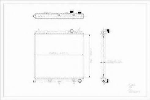 Ordonez 1020562815 - Радиатор, охлаждение двигателя autospares.lv