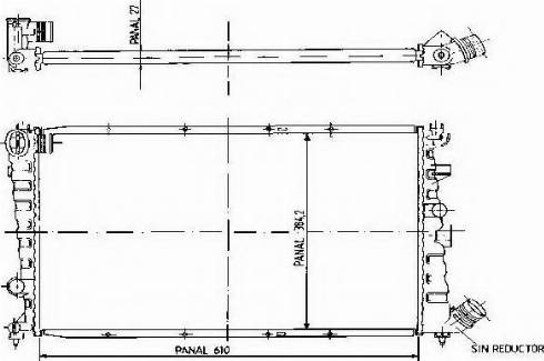 Ordonez 1020073810 - Радиатор, охлаждение двигателя autospares.lv